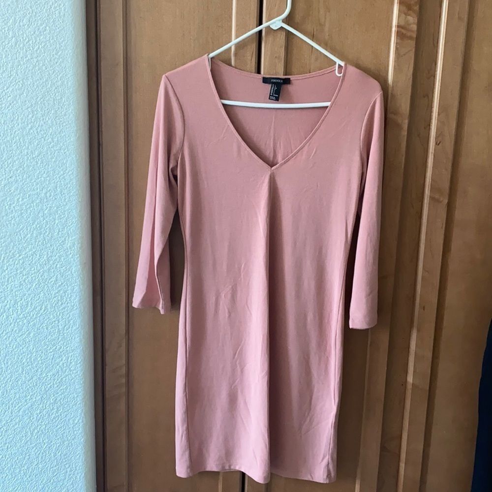 Large pink forever 21 dress